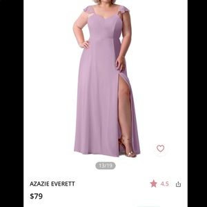 Azazie Everett Wisteria Dress Size 20